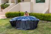 Спа-бассейн надувной Aquatic Symphony Tekapo ПВХ серый, синий Фото 14
