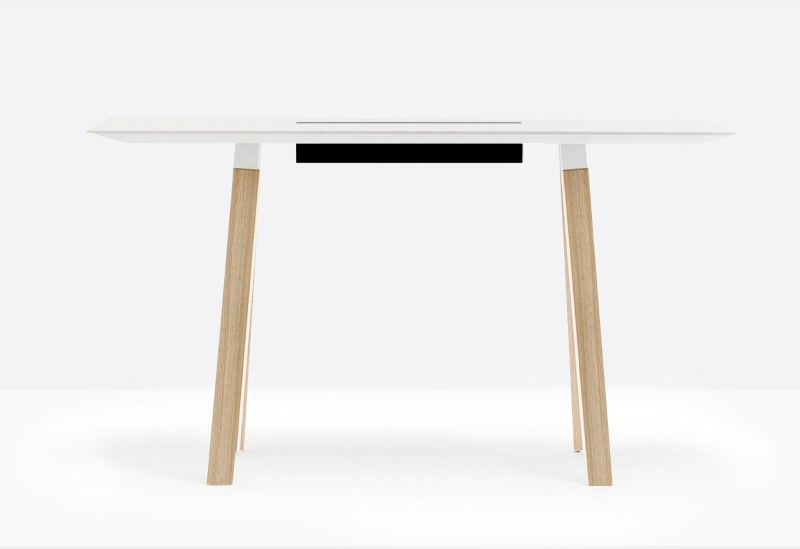 Стол барный с каналом для протяжки проводов Arki-Table CC Wood