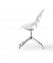Стул офисный пластиковый Gaber Ninja L алюминий, технополимер белый Фото 8