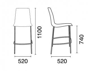 Стул пластиковый барный-thumbs-Фото3