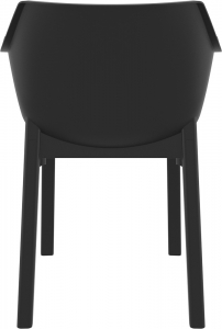 Кресло пластиковое Siesta Contract Dora стеклопластик, полипропилен черный Фото 7