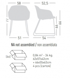 Кресло пластиковое с обивкой-thumbs-Фото3