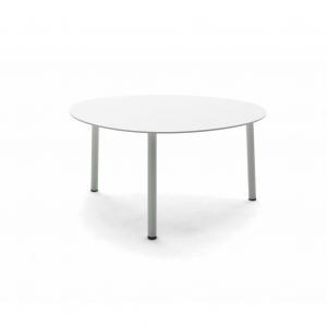 Столик металлический кофейный Grattoni Island алюминий белый Фото 4