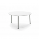 Столик металлический кофейный Grattoni Island алюминий белый Фото 4