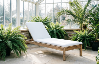 Шезлонг-лежак деревянный с матрасом-thumbs-Фото4