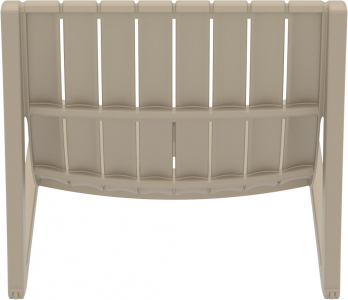 Комплект пластиковых лежаков Siesta Contract Slim Set 4 стеклопластик бежевый Фото 5