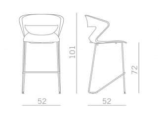 Стул барный пластиковый-thumbs-Фото3