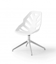 Стул офисный пластиковый Gaber Ninja L алюминий, технополимер белый Фото 4