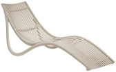 Лежак пластиковый Vondom Ibiza Basic полипропилен, стекловолокно слоновая кость Фото 1