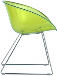 Кресло прозрачное на полозьях-thumbs-Фото1