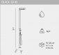 Душ уличный Arkema Quick Q145 алюминий Фото 2