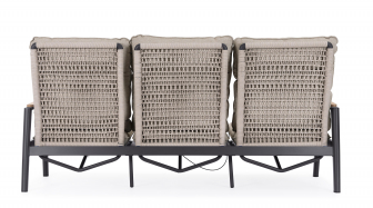 Диван трехместный плетеный с подушками-thumbs-Фото4