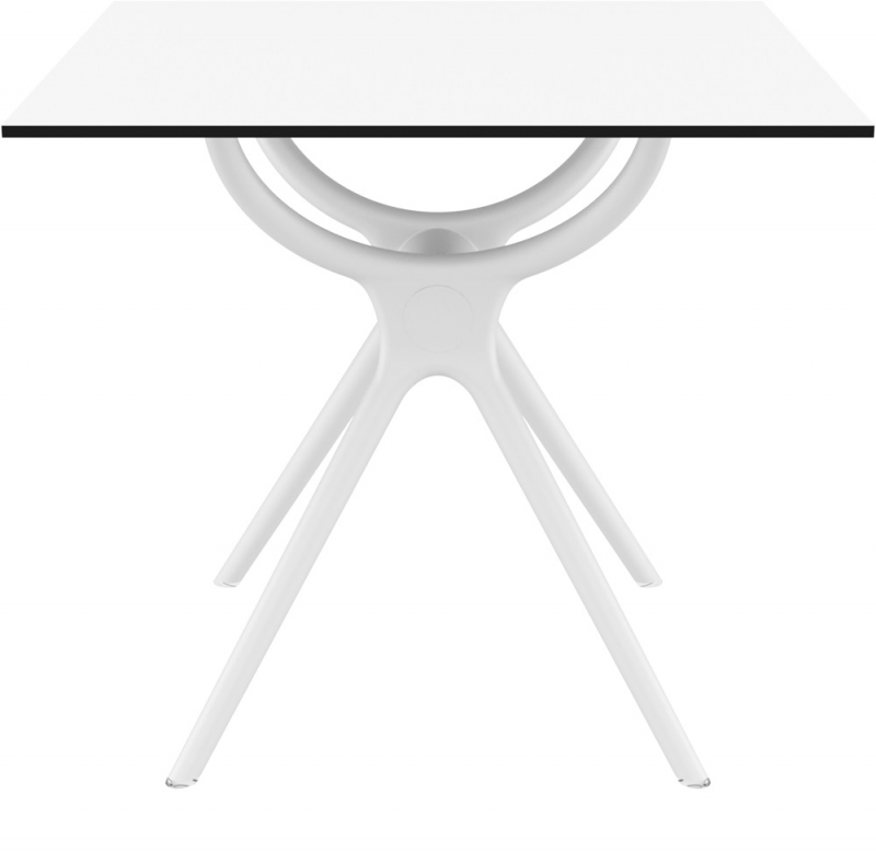 Стол пластиковый Air Table 80, белый, 800х800х740 мм