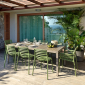 Комплект пластиковых стульев Nardi Doga Bistrot Set 4 стеклопластик агава Фото 4