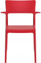 Кресло пластиковое Siesta Contract Plus стеклопластик красный Фото 4