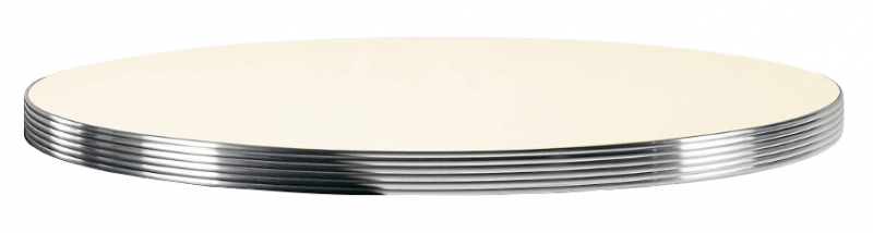 Столешница круглая Laminate Aluminium Edge