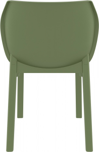 Стул пластиковый Siesta Contract Nora стеклопластик, полипропилен оливковый Фото 5