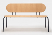 Скамья деревянная Ondarreta Hari сталь, фанера Фото 6
