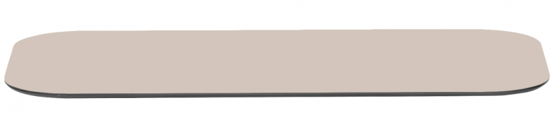 Столешница прямоугольная со скругленными углами Compact Laminate для подстолья Tripe Double