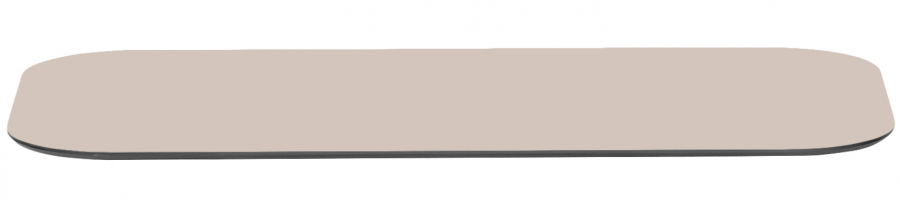 Столешница прямоугольная со скругленными углами Compact Laminate для подстолья Tripe Double