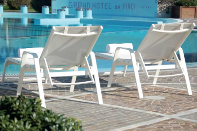 Шезлонг-лежак металлический Magnani Leisure алюминий, текстилен Фото 9