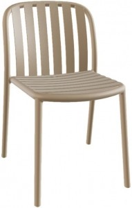 Стул пластиковый PAPATYA Galata-S стеклопластик песочный Фото 1