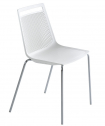 Стул пластиковый Gaber Akami NA металл, технополимер белый Фото 1
