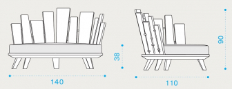 Кресло деревянное лаунж левое с подушками-thumbs-Фото3