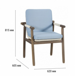 Кресло деревянное с подушками-thumbs-Фото3