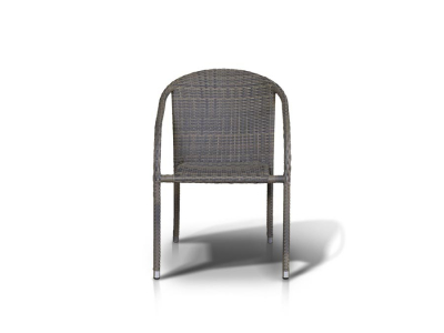 Стул плетеный 4SIS Форли алюминий, искусственный ротанг серо-коричневый Фото 2