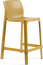 Стул пластиковый полубарный Nardi Net Stool Mini стеклопластик горчичный Фото 4