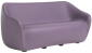 Диван пластиковый двухместный SLIDE Reborn Standard полиэтилен ирис фиолетовый Фото 1