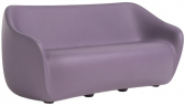 Диван пластиковый двухместный SLIDE Reborn Standard полиэтилен ирис фиолетовый Фото 1