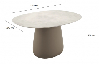 Стол обеденный из керамогранита-thumbs-Фото3