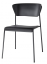 Стул пластиковый Scab Design Lisa Technopolymer сталь, технополимер черный Фото 1