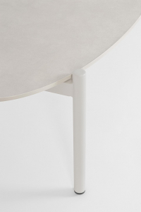 Комплект металлической лаунж мебели Garden Relax Miravet алюминий, роуп, ткань, натуральный камень белый, бежевый Фото 11