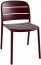 Стул пластиковый PAPATYA Beykoz-S стеклопластик гранатовый Фото 4