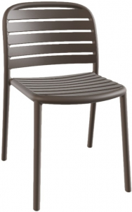 Стул пластиковый PAPATYA Tarabya-S стеклопластик тортора Фото 1