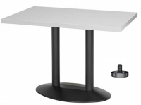 Подстолье металлическое двойное Ovale