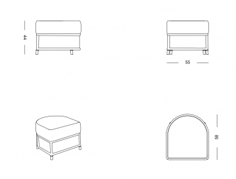 Банкетка плетеная с подушкой-thumbs-Фото3