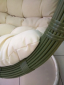 Кресло плетеное подвесное JOYGARDEN Bamboo алюминий, сталь, искусственный ротанг зеленый Фото 4
