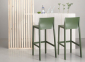 Комплект пластиковых барных стульев Scab Design Kate Set 2 технополимер зеленый Фото 7