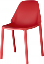 Стул пластиковый Scab Design Piu стеклопластик красный Фото 1