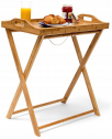 Стол-поднос деревянный складной BraFab Turin тик натуральный Фото 2