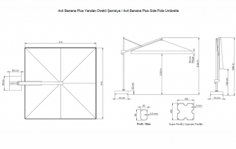 Зонт профессиональный без плит 4х4 м-thumbs-Фото3
