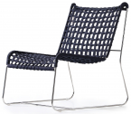 Стул плетеный лаунж Arrmet In Out сталь, полиэстер Фото 3