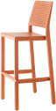 Стул барный пластиковый Scab Design Emi технополимер терракотовый Фото 1