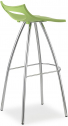 Стул полубарный пластиковый Scab Design Diablito сталь, технополимер хром, зеленый Фото 1