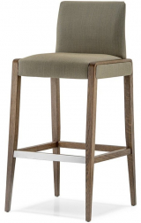 Стул деревянный барный с обивкой-thumbs-Фото1