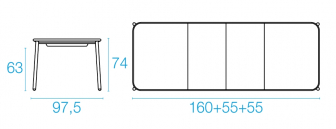 Стол металлический раздвижной-thumbs-Фото3